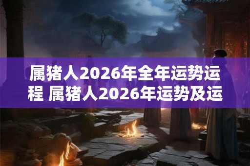 属猪人2026年全年运势运程 属猪人2026年运势及运程每月运程 属猪人2026年全年运势运程 属猪人2026年运势及运程每月运程