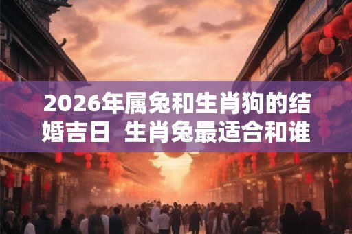 2026年属兔和生肖狗的结婚吉日  生肖兔最适合和谁在一起