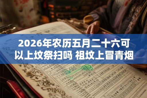 2026年农历五月二十六可以上坟祭扫吗 祖坟上冒青烟是什么意思