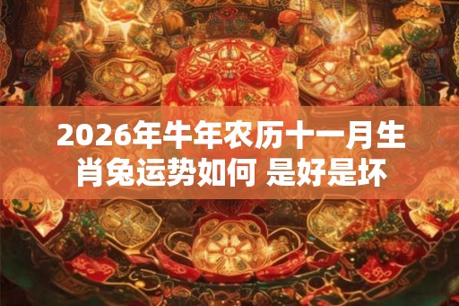 2026年牛年农历十一月生肖兔运势如何 是好是坏