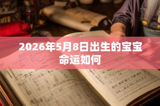 2026年5月8日出生的宝宝命运如何 2026年5月8日出生的宝宝命运如何