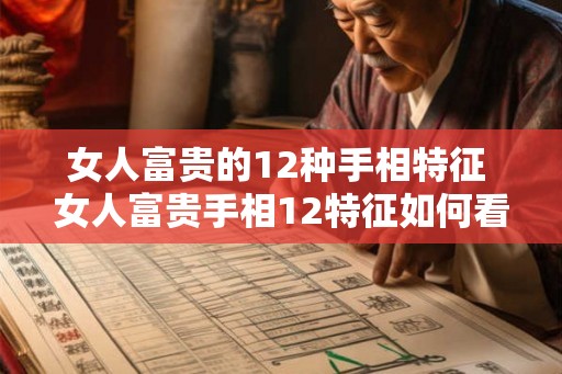 女人富贵的12种手相特征 女人富贵手相12特征如何看