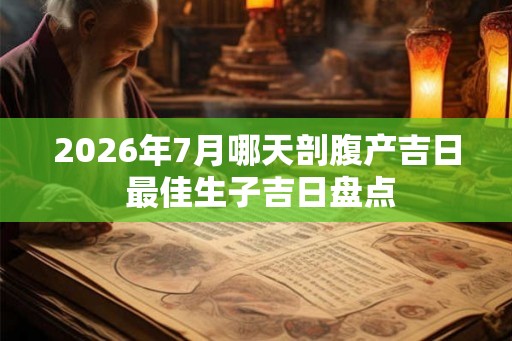 2026年7月哪天剖腹产吉日 最佳生子吉日盘点