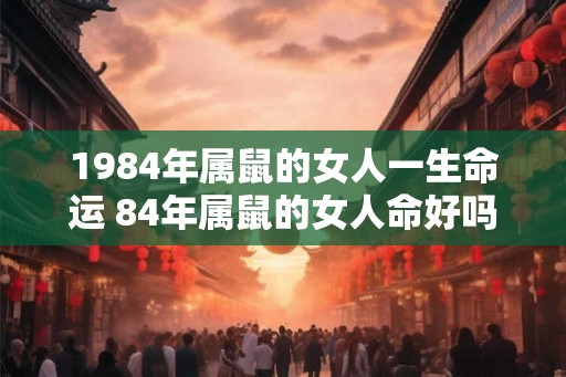 1984年属鼠的女人一生命运 84年属鼠的女人命好吗