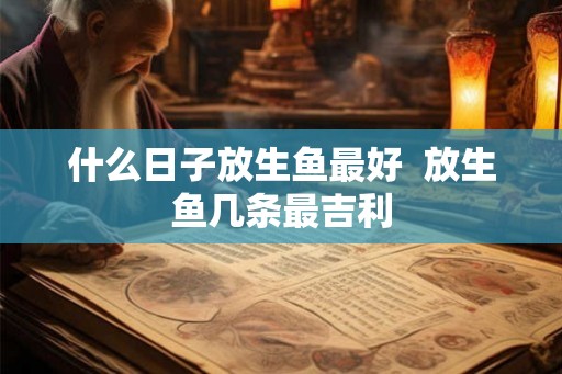 什么日子放生鱼最好  放生鱼几条最吉利