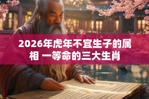 2026年虎年不宜生子的属相 一等命的三大生肖