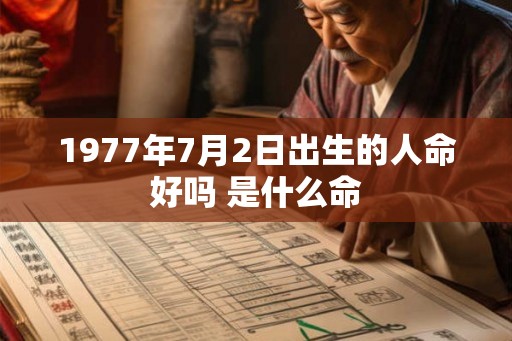 1977年7月2日出生的人命好吗 是什么命