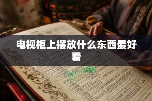 电视柜上摆放什么东西最好看