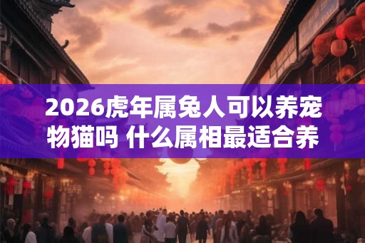 2026虎年属兔人可以养宠物猫吗 什么属相最适合养猫