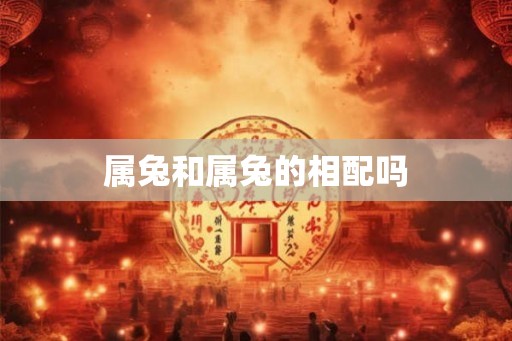 属兔和属兔的相配吗