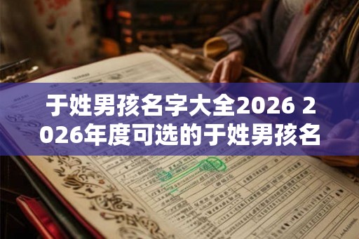 于姓男孩名字大全2026 2026年度可选的于姓男孩名字有哪些