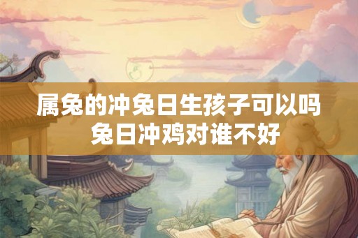 属兔的冲兔日生孩子可以吗  兔日冲鸡对谁不好