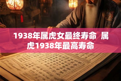 1938年属虎女最终寿命 属虎1938年最高寿命 1938年属虎女最终寿命 属虎1938年最高寿命