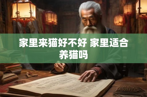家里来猫好不好 家里适合养猫吗