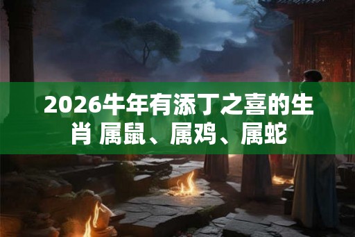 2026牛年有添丁之喜的生肖 属鼠、属鸡、属蛇