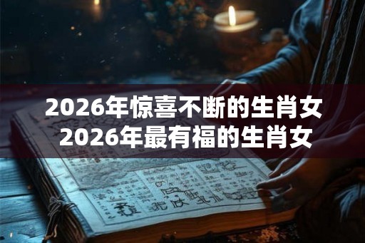 2026年惊喜不断的生肖女 2026年最有福的生肖女