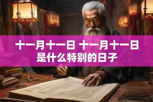 十一月十一日 十一月十一日是什么特别的日子