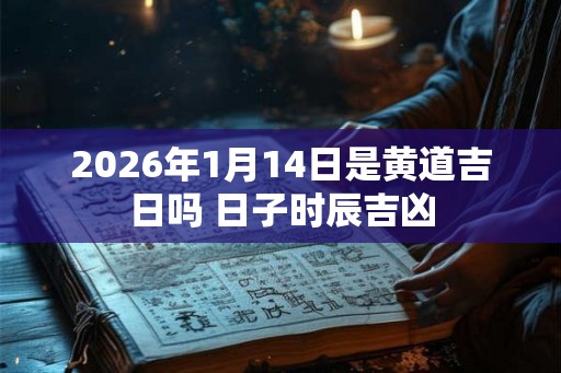2026年1月14日是黄道吉日吗 日子时辰吉凶