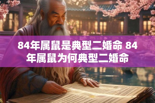 84年属鼠是典型二婚命 84年属鼠为何典型二婚命