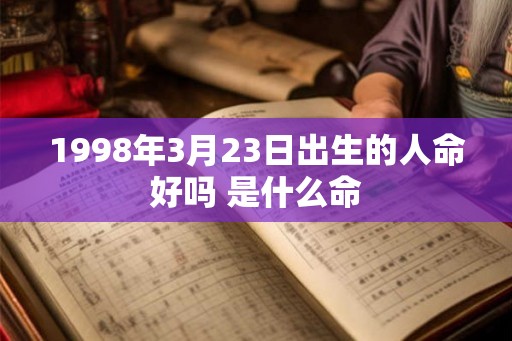 1998年3月23日出生的人命好吗 是什么命 1998年3月23日出生的人命好吗 是什么命