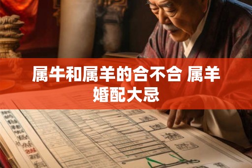 属牛和属羊的合不合 属羊婚配大忌
