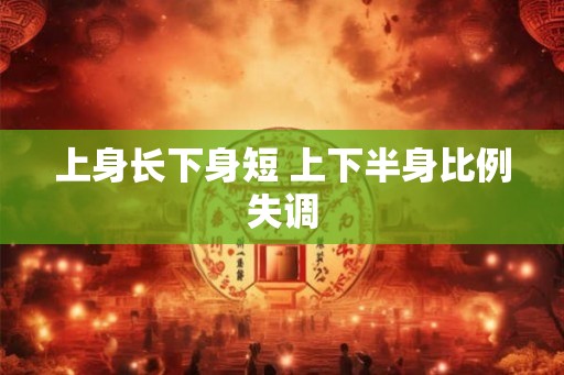 上身长下身短 上下半身比例失调