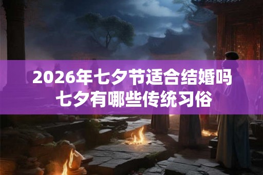 2026年七夕节适合结婚吗 七夕有哪些传统习俗