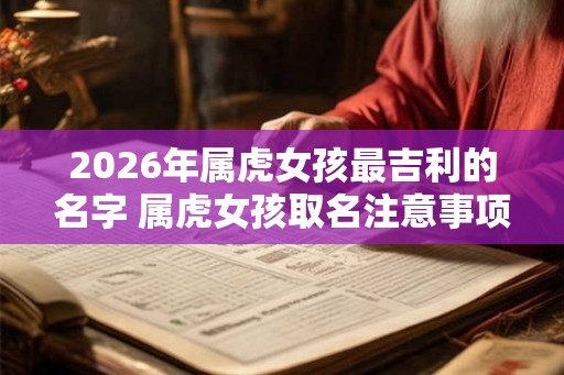 2026年属虎女孩最吉利的名字 属虎女孩取名注意事项2026版
