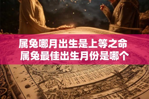 属兔哪月出生是上等之命 属兔最佳出生月份是哪个