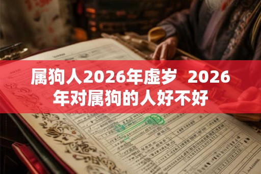 属狗人2026年虚岁 2026年对属狗的人好不好 属狗人2026年虚岁 2026年对属狗的人好不好