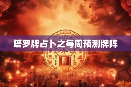 塔罗牌占卜之每周预测牌阵