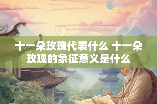 十一朵玫瑰代表什么 十一朵玫瑰的象征意义是什么