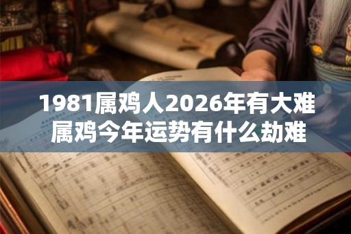 1981属鸡人2026年有大难 属鸡今年运势有什么劫难