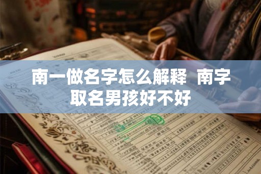 南一做名字怎么解释  南字取名男孩好不好