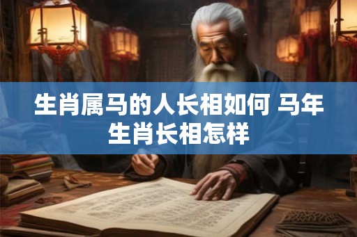 生肖属马的人长相如何 马年生肖长相怎样 生肖属马的人长相如何 马年生肖长相怎样