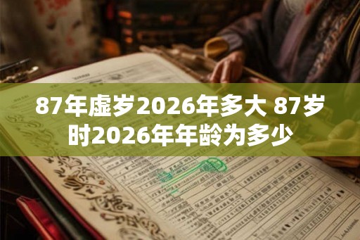 87年虚岁2026年多大 87岁时2026年年龄为多少