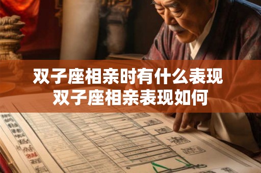 双子座相亲时有什么表现 双子座相亲表现如何 双子座相亲时有什么表现 双子座相亲表现如何