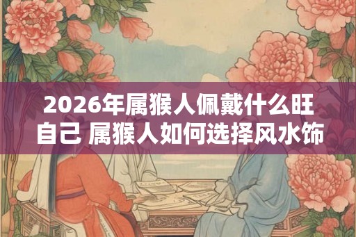 2026年属猴人佩戴什么旺自己 属猴人如何选择风水饰品 2026年属猴人佩戴什么旺自己 属猴人如何选择风水饰品