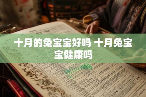 十月的兔宝宝好吗 十月兔宝宝健康吗