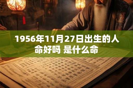1956年11月27日出生的人命好吗 是什么命 1956年11月27日出生的人命好吗 是什么命