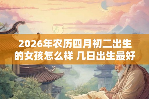 2026年农历四月初二出生的女孩怎么样 几日出生最好命