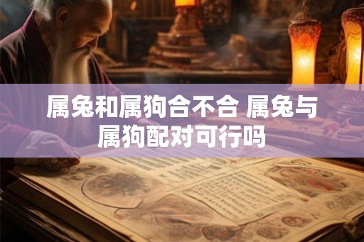 属兔和属狗合不合 属兔与属狗配对可行吗 属兔和属狗合不合 属兔与属狗配对可行吗
