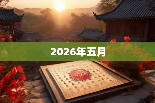 2026年五月