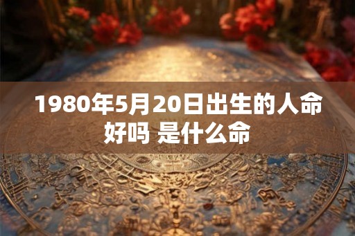 1980年5月20日出生的人命好吗 是什么命