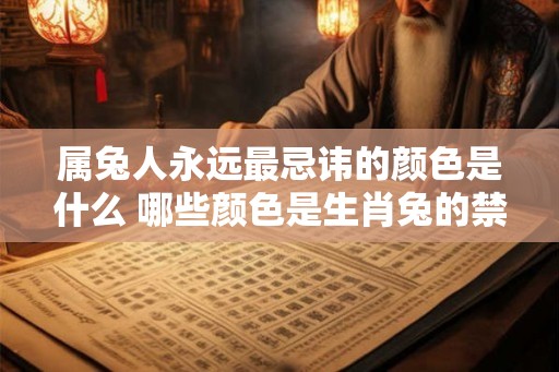 属兔人永远最忌讳的颜色是什么 哪些颜色是生肖兔的禁忌色