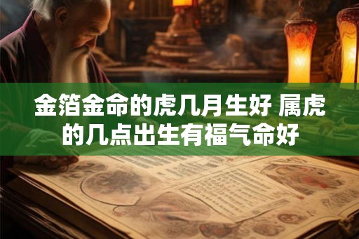 金箔金命的虎几月生好 属虎的几点出生有福气命好