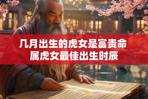 几月出生的虎女是富贵命 属虎女最佳出生时辰