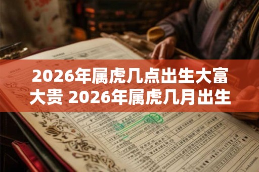 2026年属虎几点出生大富大贵 2026年属虎几月出生最好 2026年属虎几点出生大富大贵 2026年属虎几月出生最好