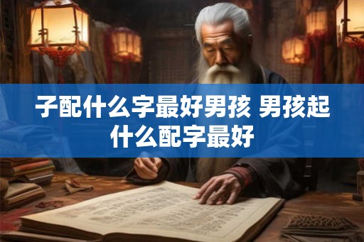 子配什么字最好男孩 男孩起什么配字最好