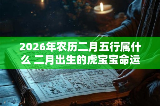 2026年农历二月五行属什么 二月出生的虎宝宝命运